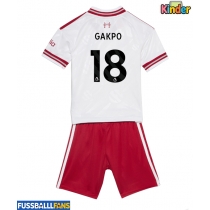 Liverpool Cody Gakpo #18 Auswärts Trikotsatz Kinder 2026-27 Kurzarm (+ Kurze Hosen)